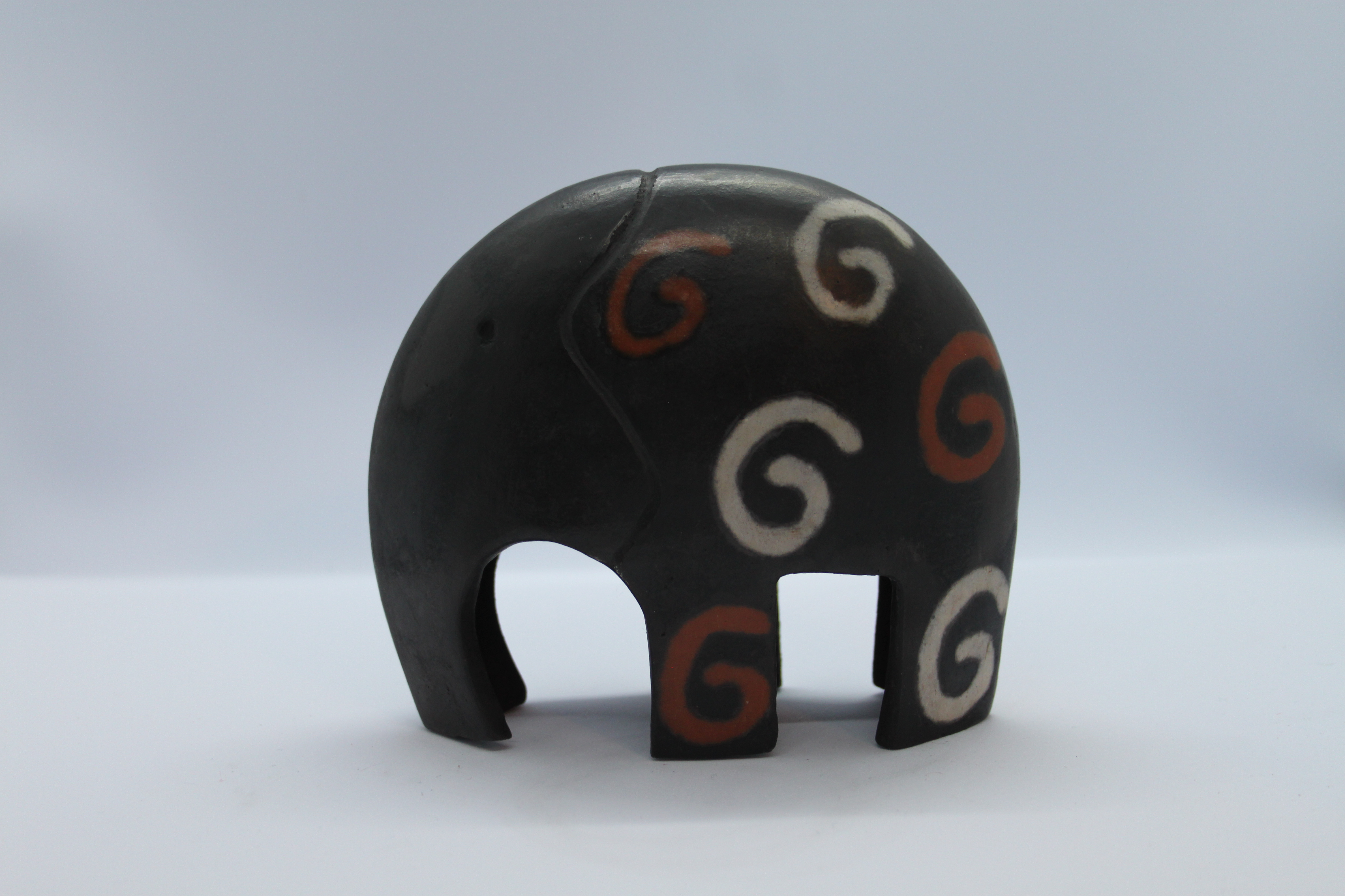 Hand-Carved Elephant Sculpture handmade African product at Naskia Handmade